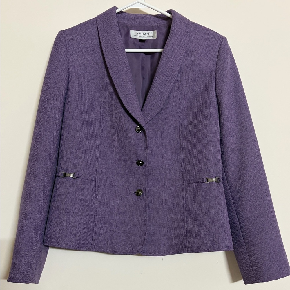 Tahari Blazer with Button Detail